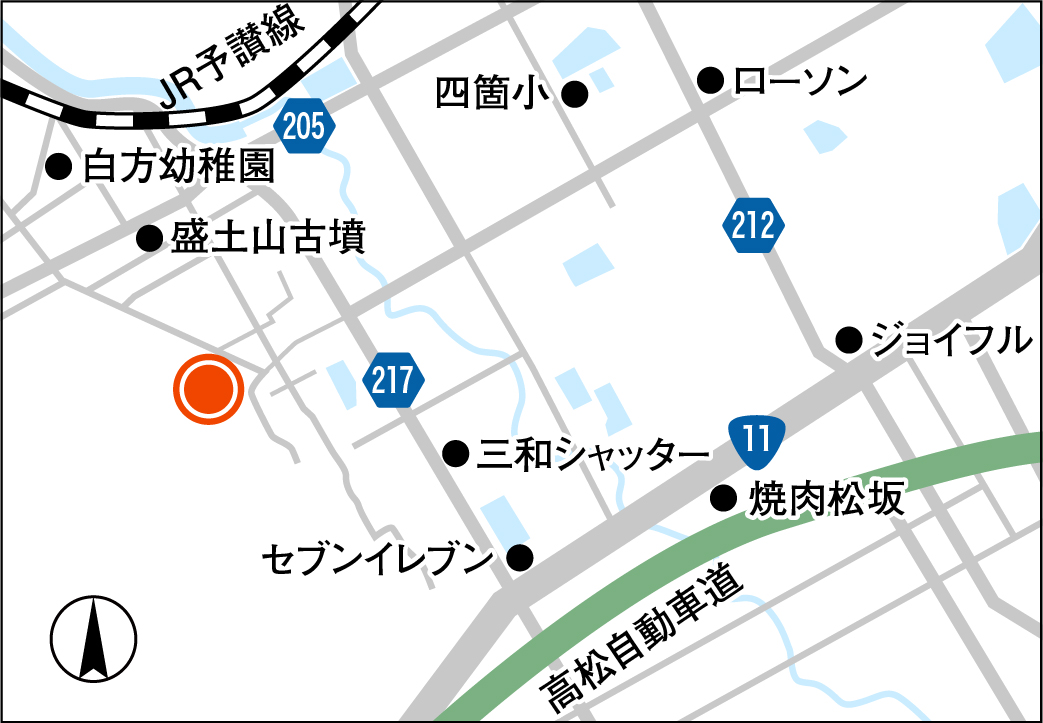 誠良興業 多度津営業所マップ